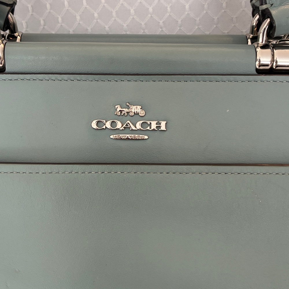 Coach Grace Satchel in Cornflower EUC Price NEW PRICE!! - Picture 2 of 16